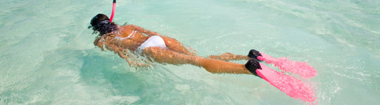 woman snorkeler